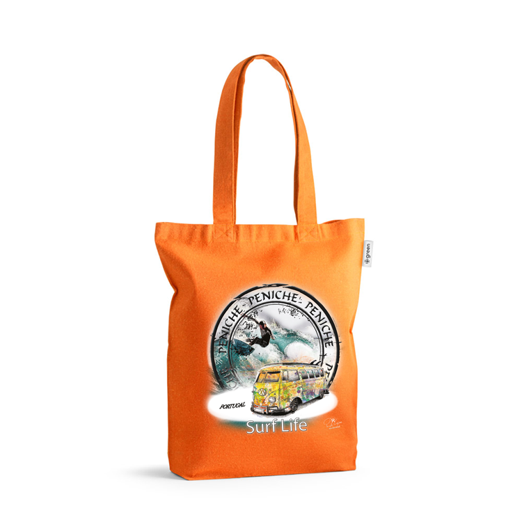Sacos de Algodão Ecológico 220g Surf Life Peniche