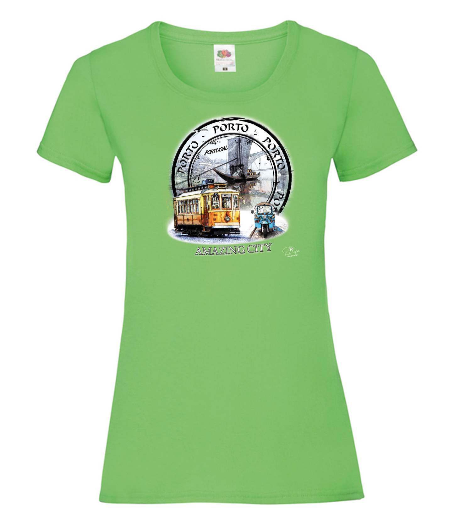 T-shirt Senhora Amazing City Porto