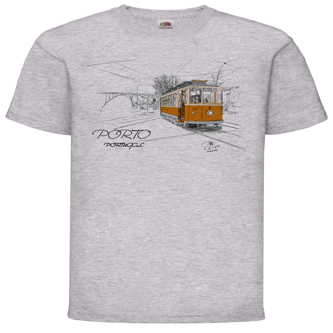 T-shirt Fruit of the Loom Kids Carmo