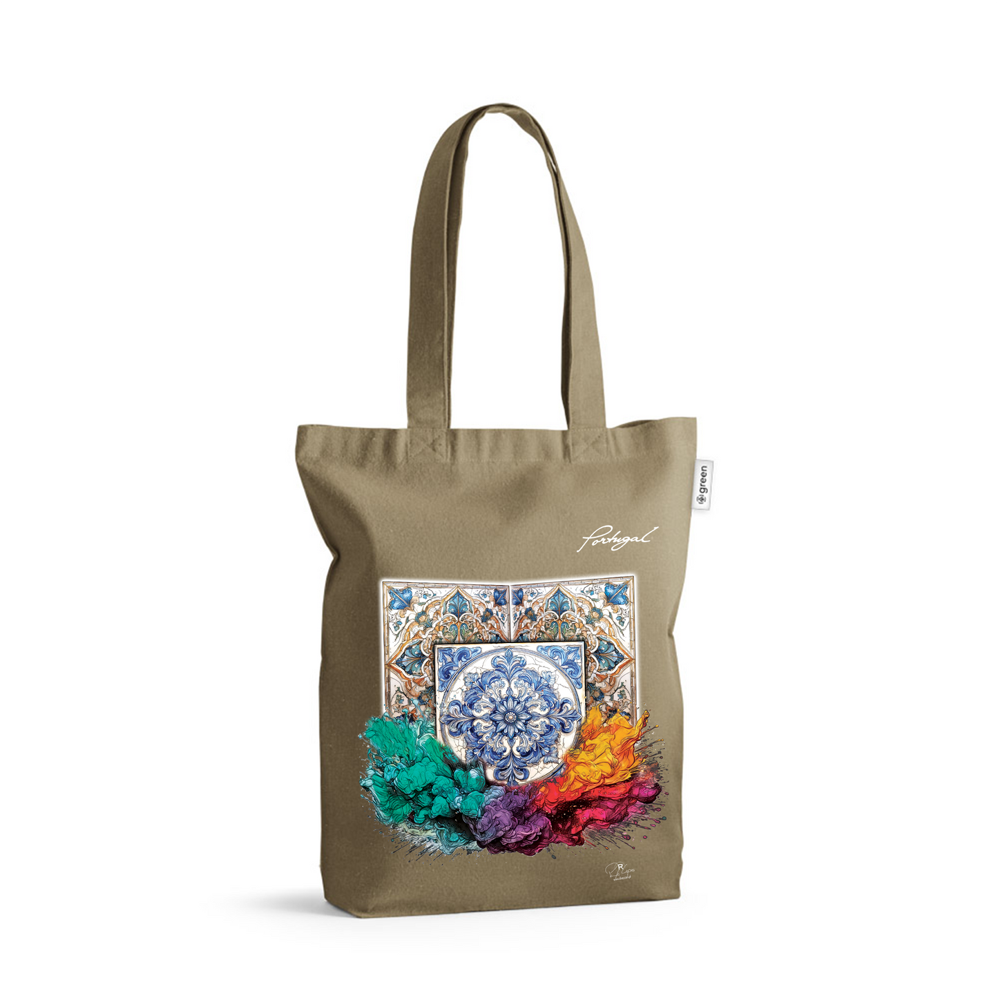 Sacos de Algodão Ecológico 220g Azulejos 1