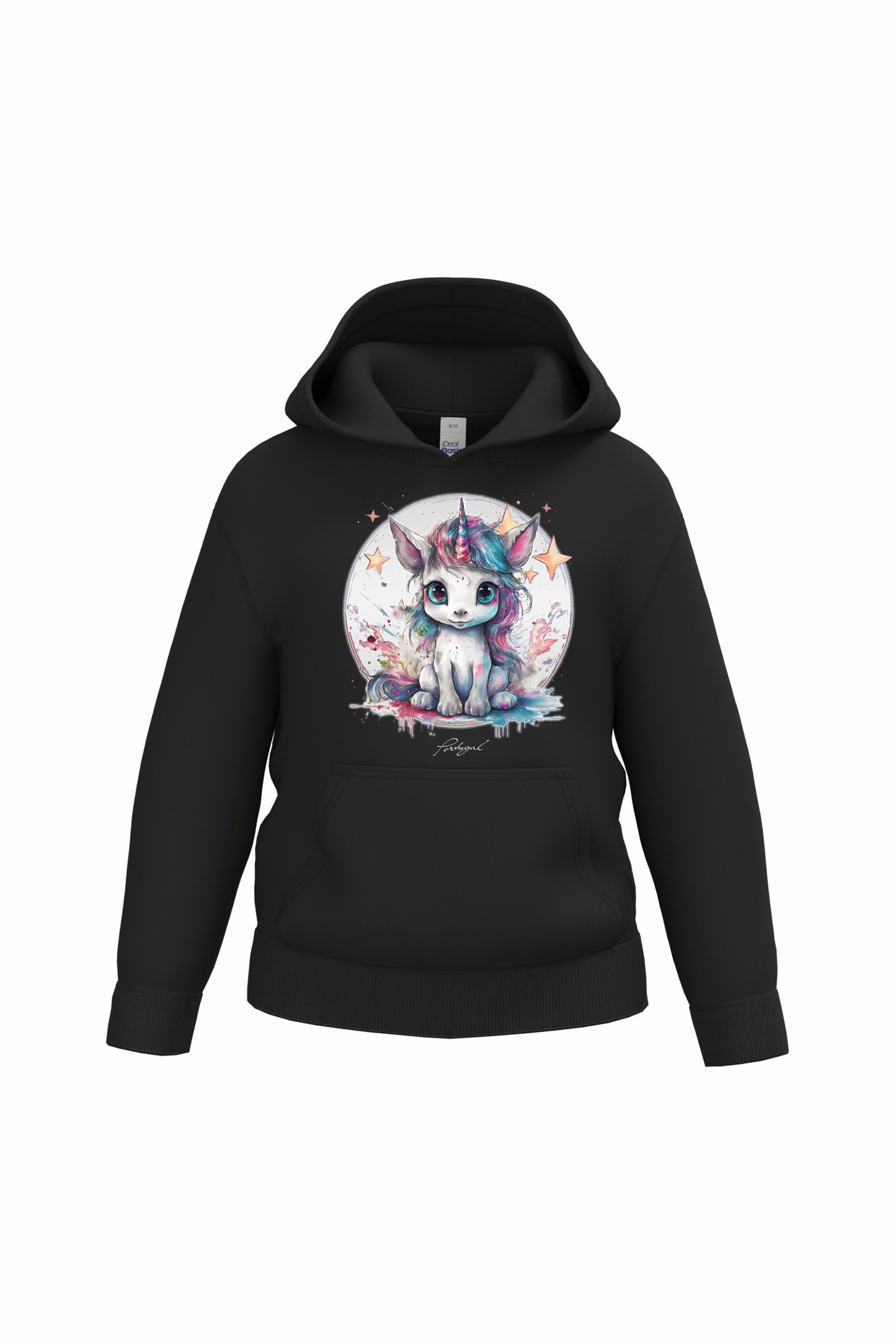 Sweatshirt com capuz Ideal Kids Unicórnio