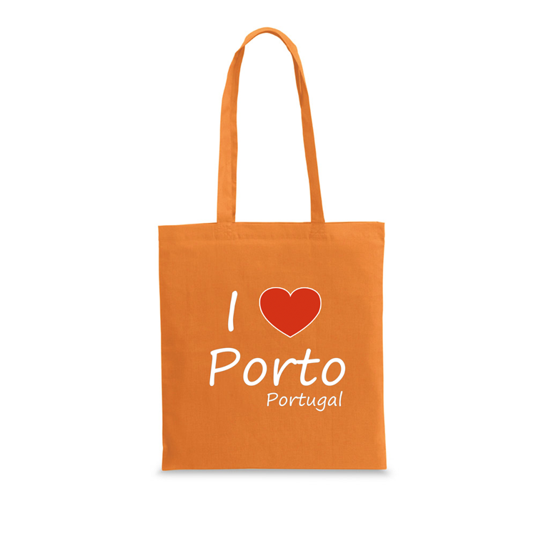 Saco Algodão 140g I Love Porto