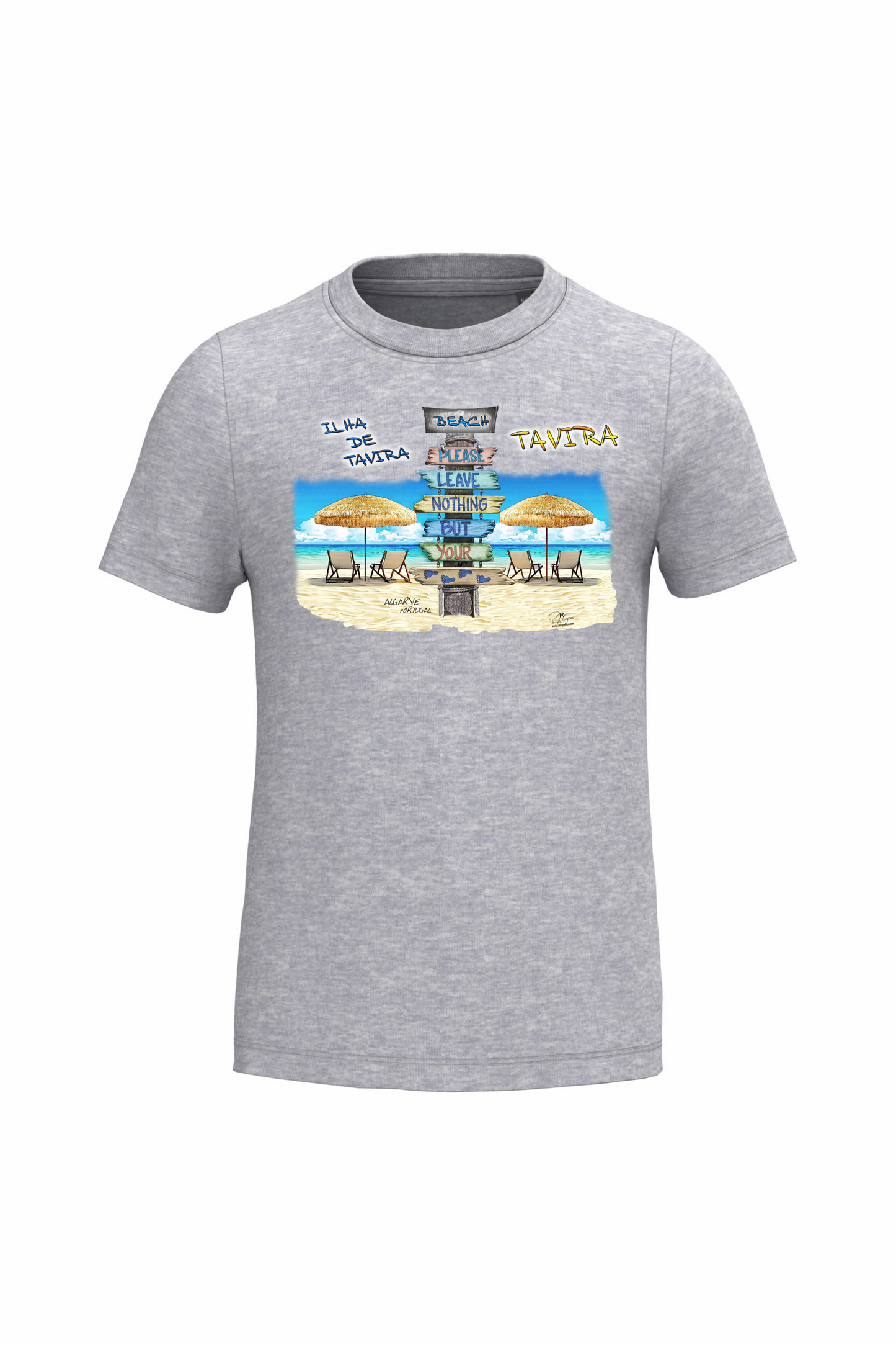 T-shirt de Criança Kariban Pégadas Tavira