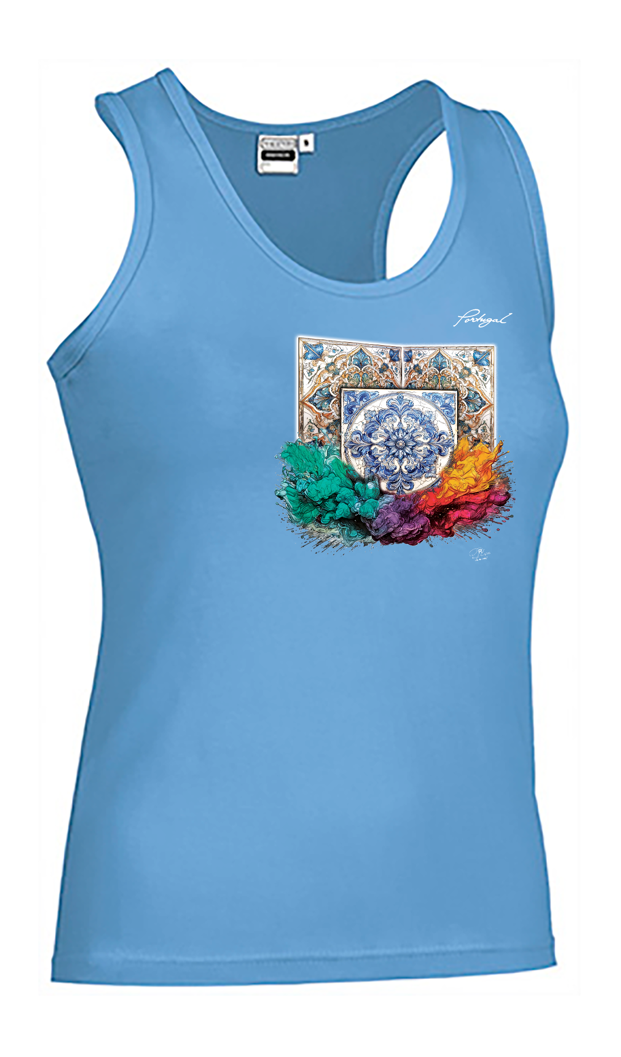 T-shirt Alças Senhora Azulejos