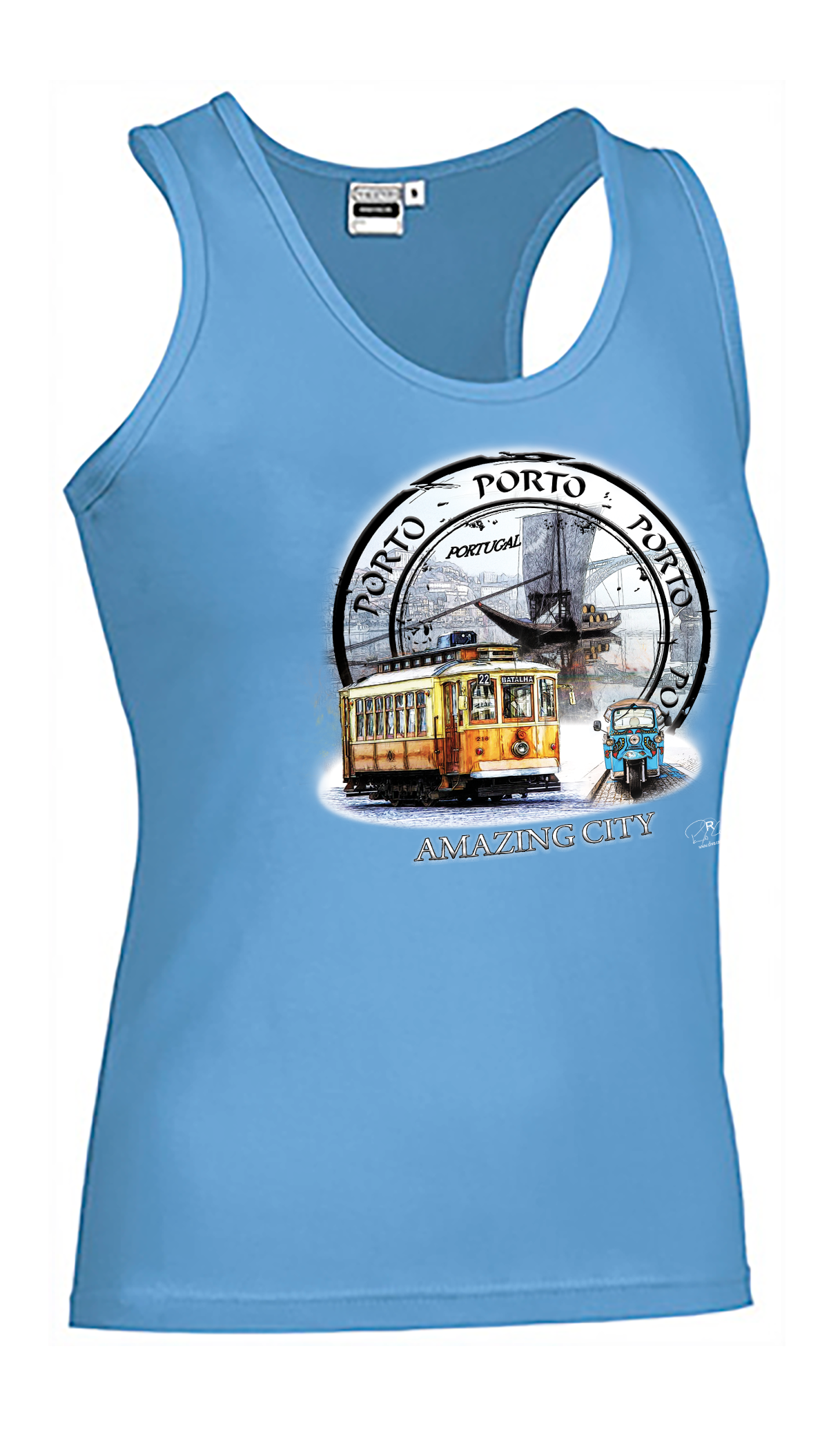 T-shirt Alças Senhora Amazing City Porto
