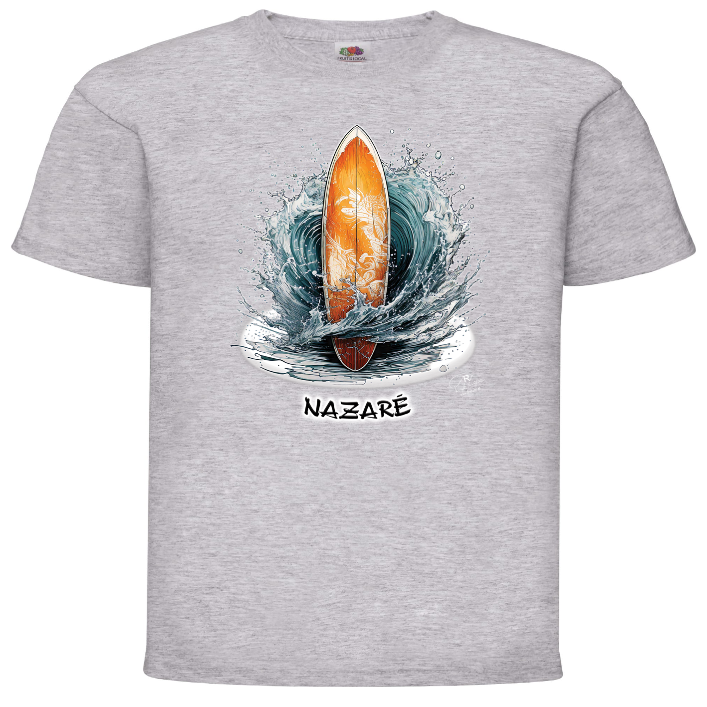 T-shirt Fruit of the Loom Kids Prancha Nazaré