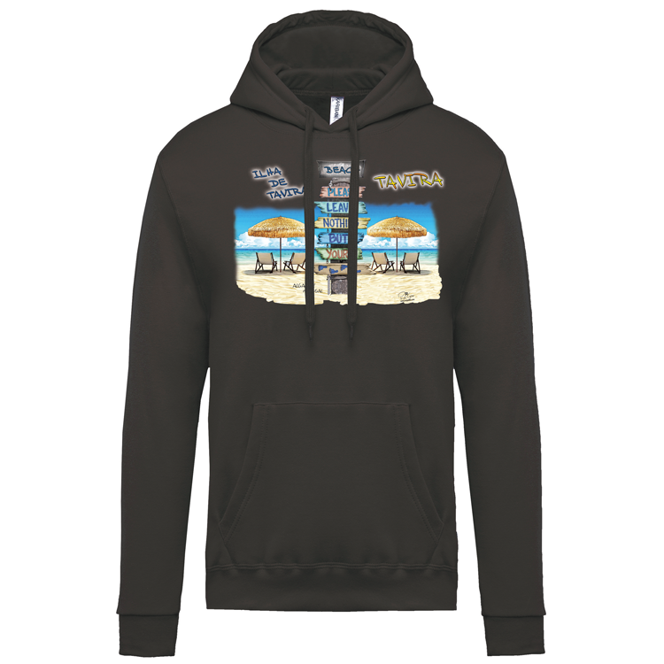 Sweatshirt Kariban com Capuz Pegadas Tavira