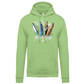 Sweatshirt Kariban com Capuz Surfboards Nazaré