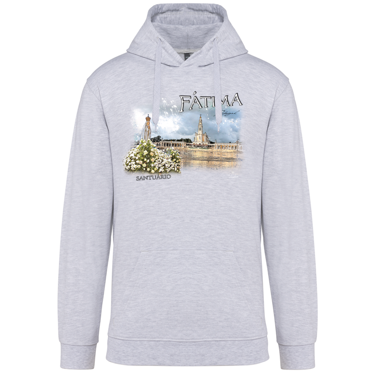 Sweatshirt Kariban com Capuz Santuário de Fátima