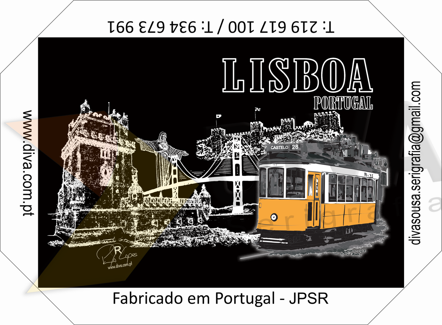 Magnético Monumentos Lisboa
