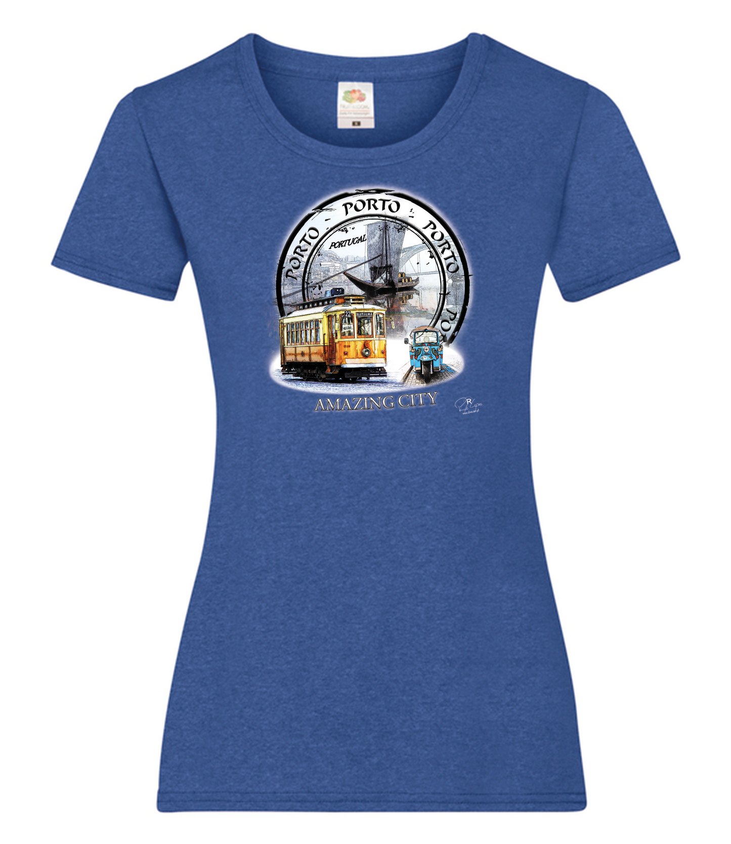 T-shirt Senhora Amazing City Porto