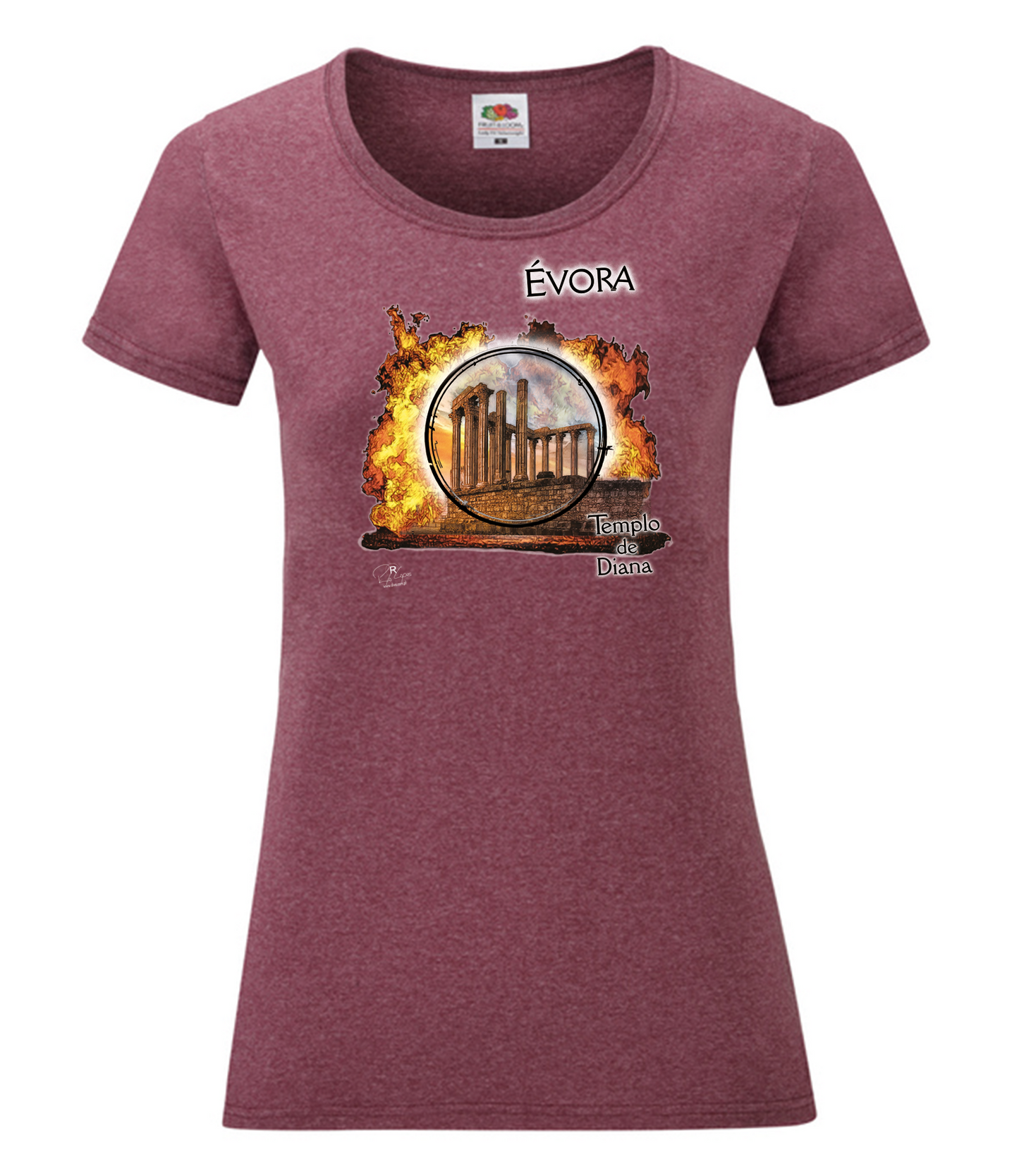 T-shirt Senhora Templo de Diana