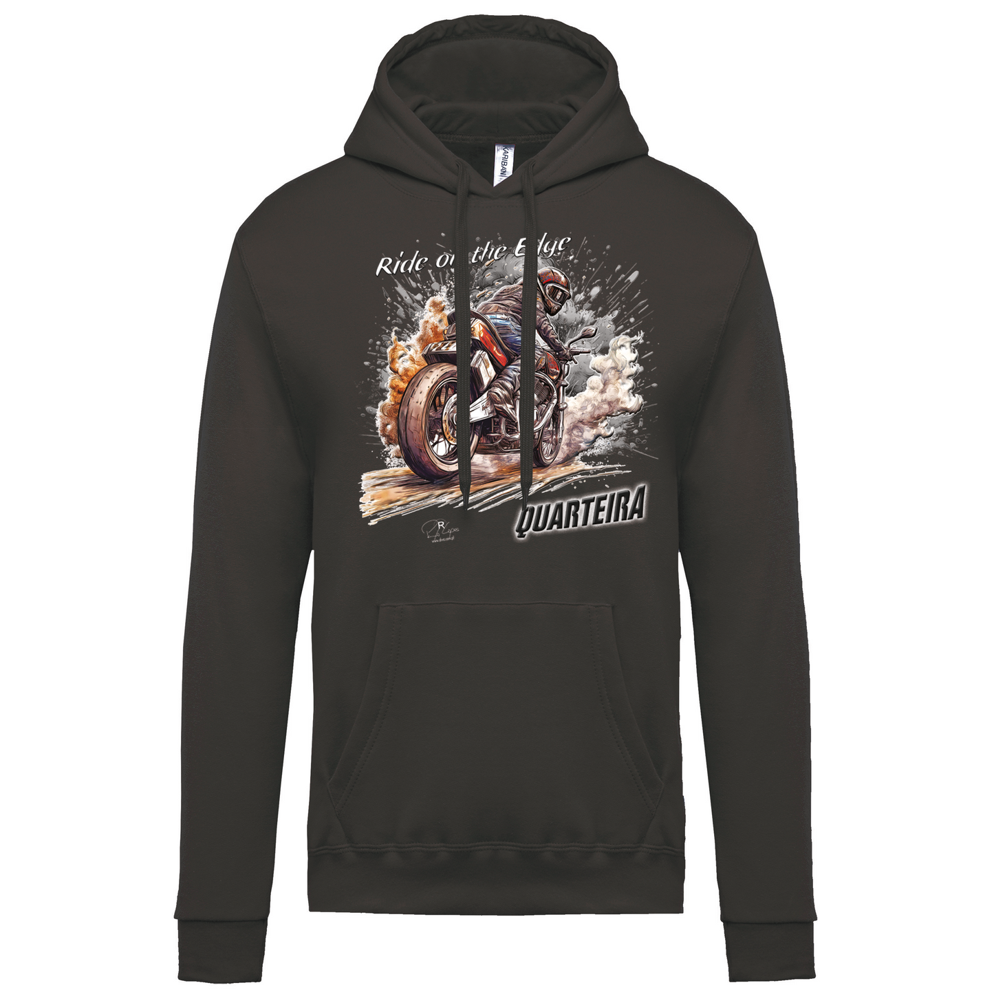 Sweatshirt Kariban com Capuz Ride on the Edge Quarteira