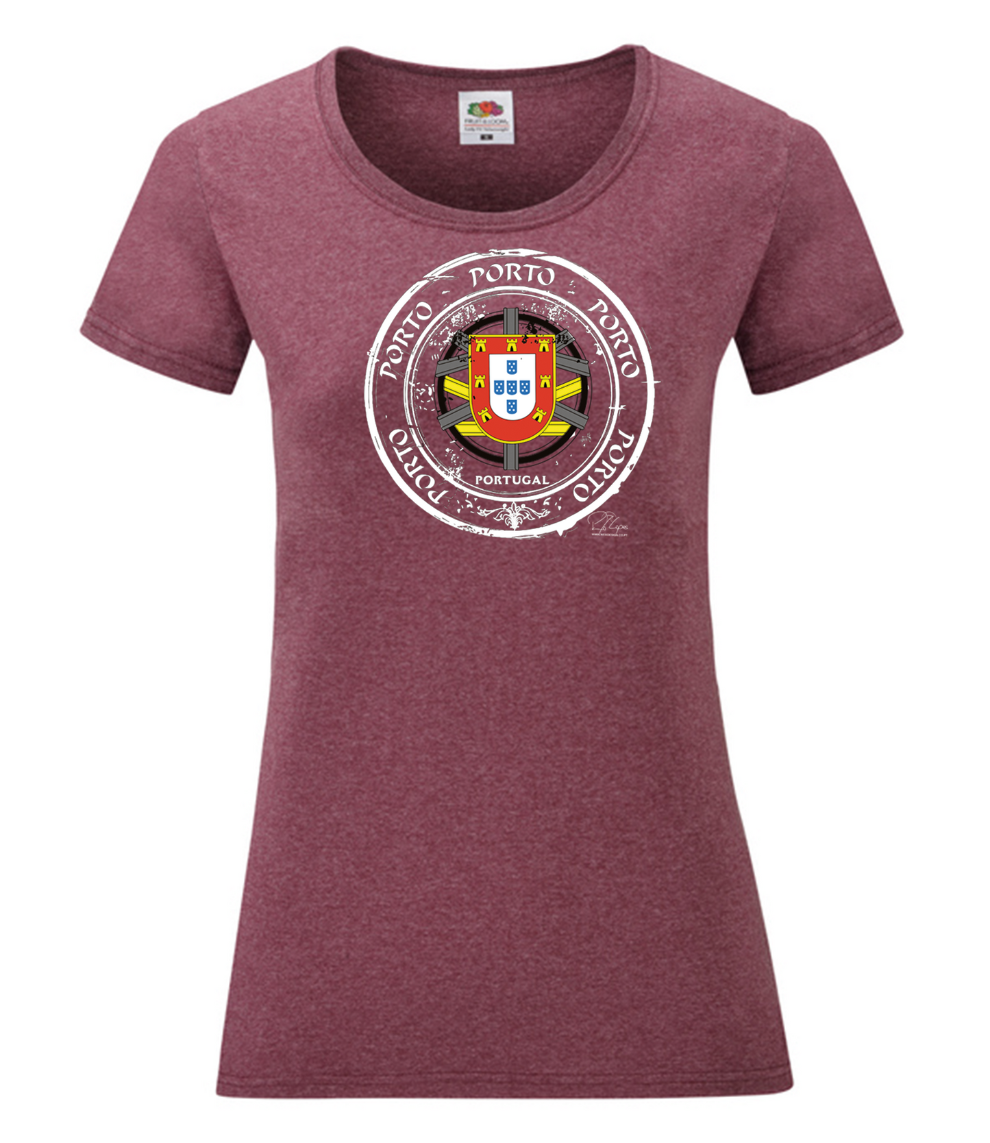 T-shirt Senhora Selo Escudo Porto