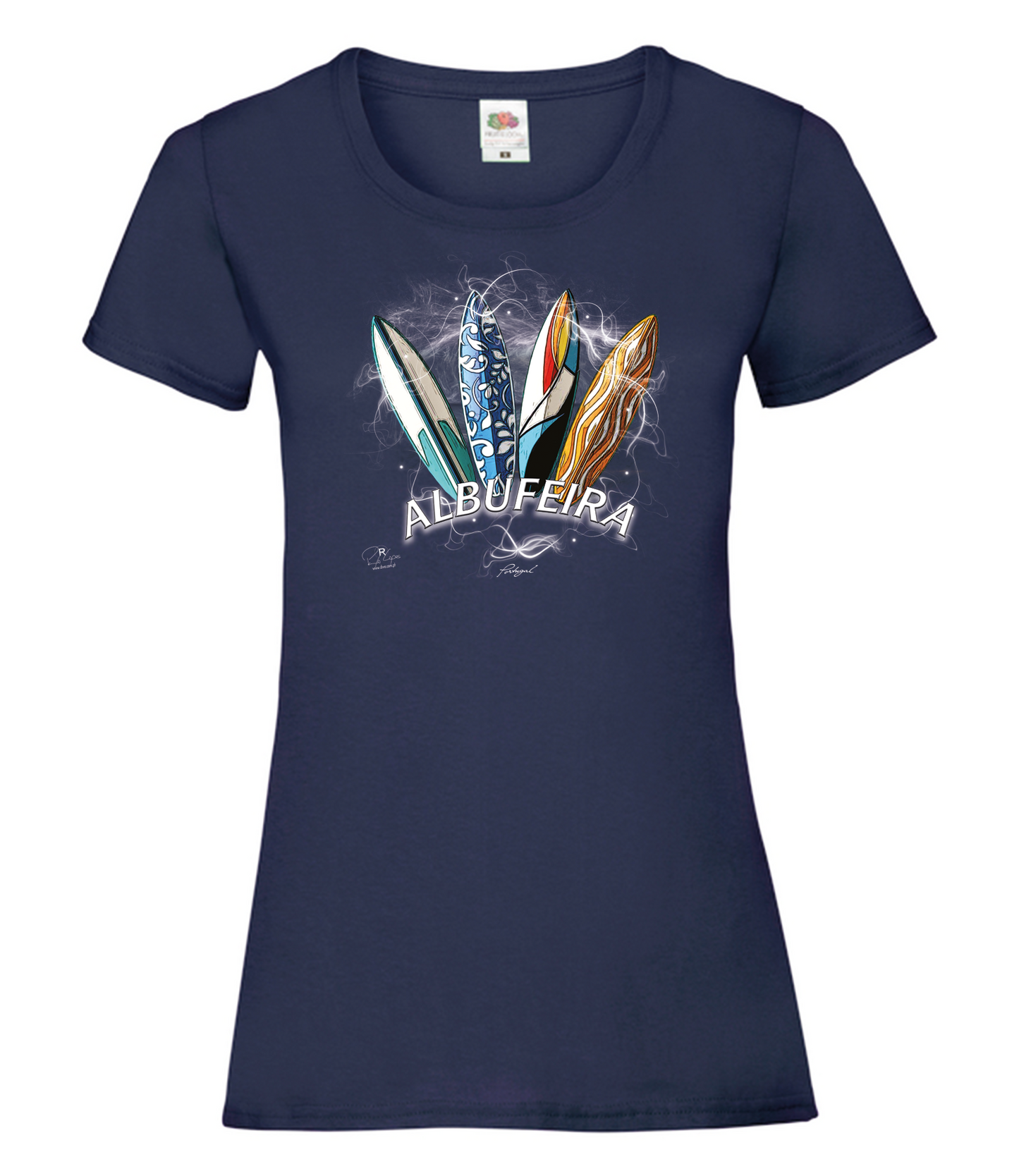 T-shirt Senhora Surfboards Albufeira