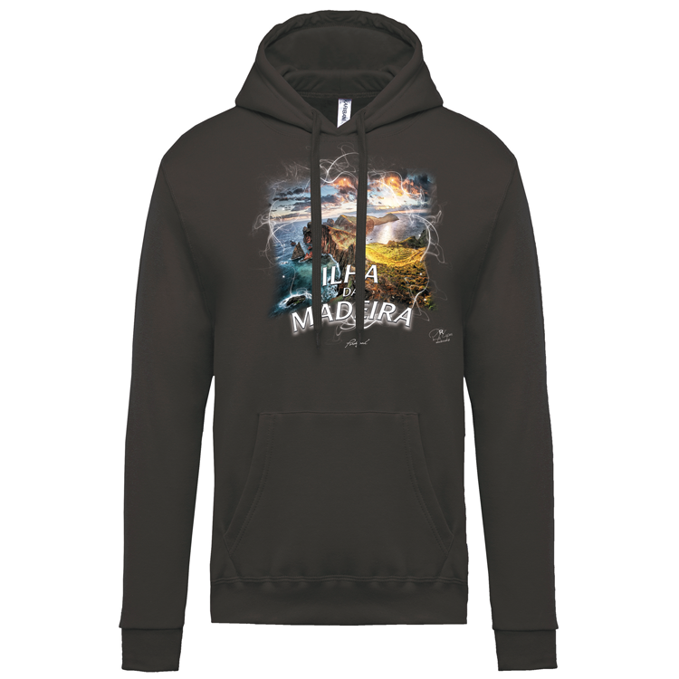 Sweatshirt Kariban com Capuz Ponta de São Lourenço