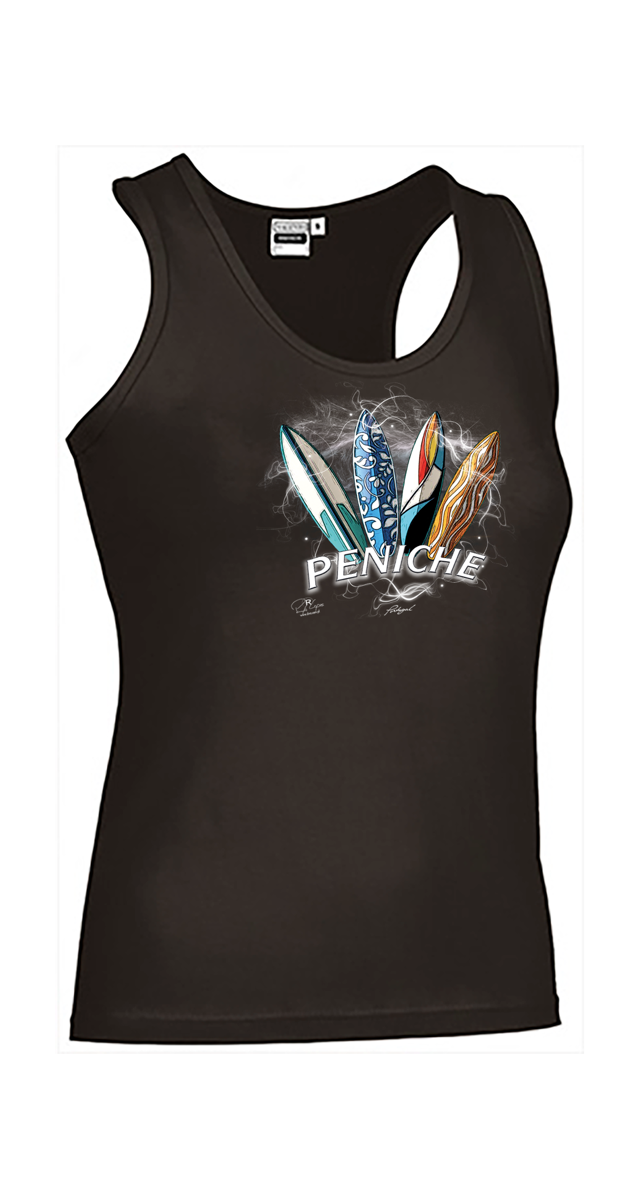 T-shirt Alças Senhora Surfboards Peniche