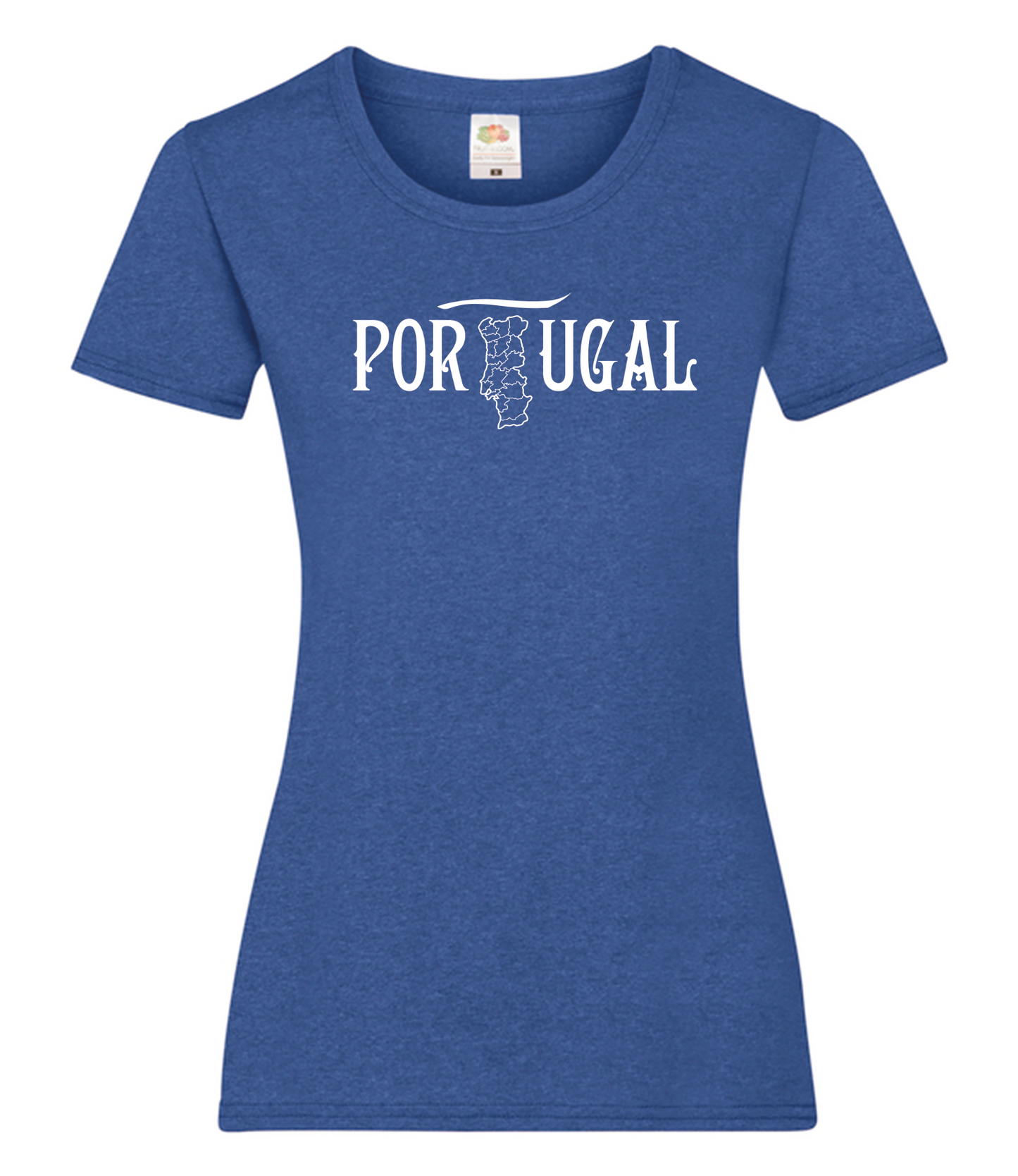 T-shirt Senhora Mapa de Portugal