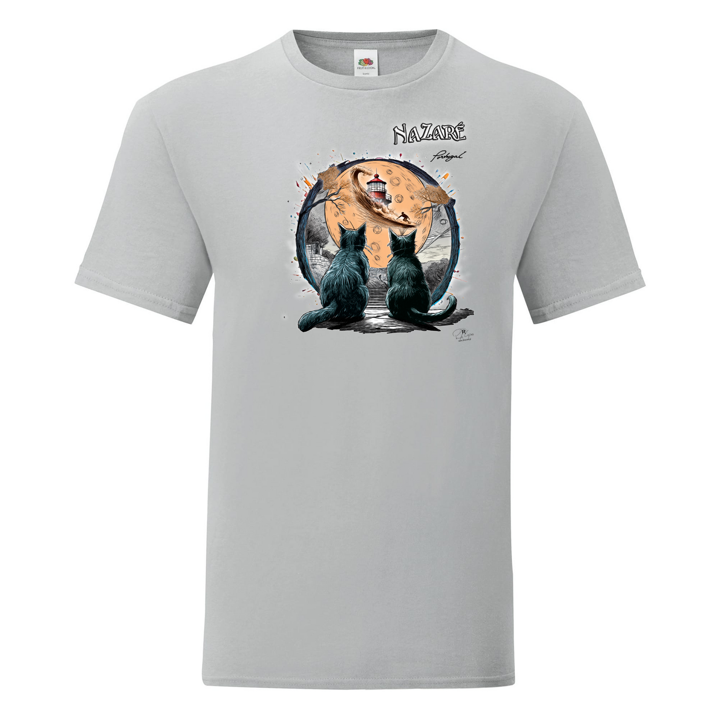 T-shirt Fruit of the Loom, Iconic, 150g, Luar Nazaré