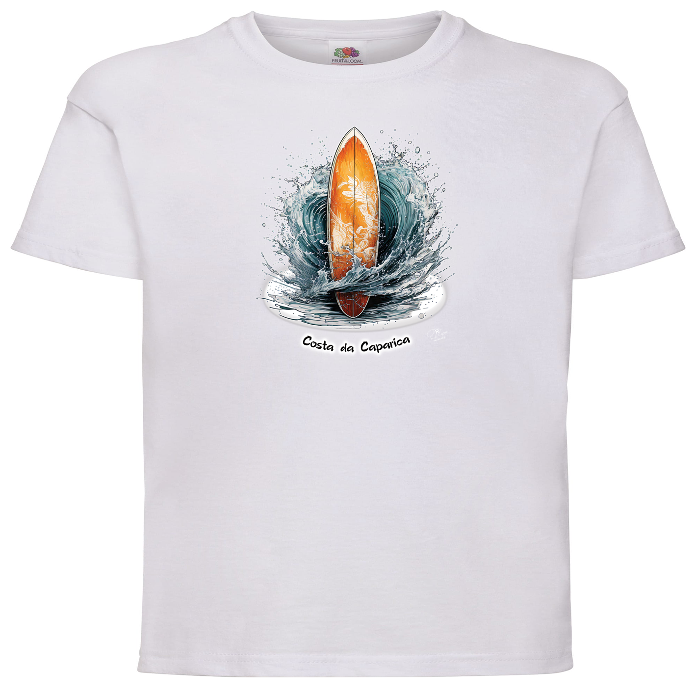 T-shirt Fruit of the Loom Kids Prancha Costa da Caparica