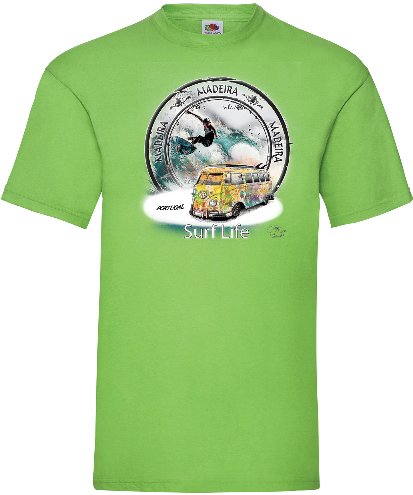 T-shirt Surf Life Madeira