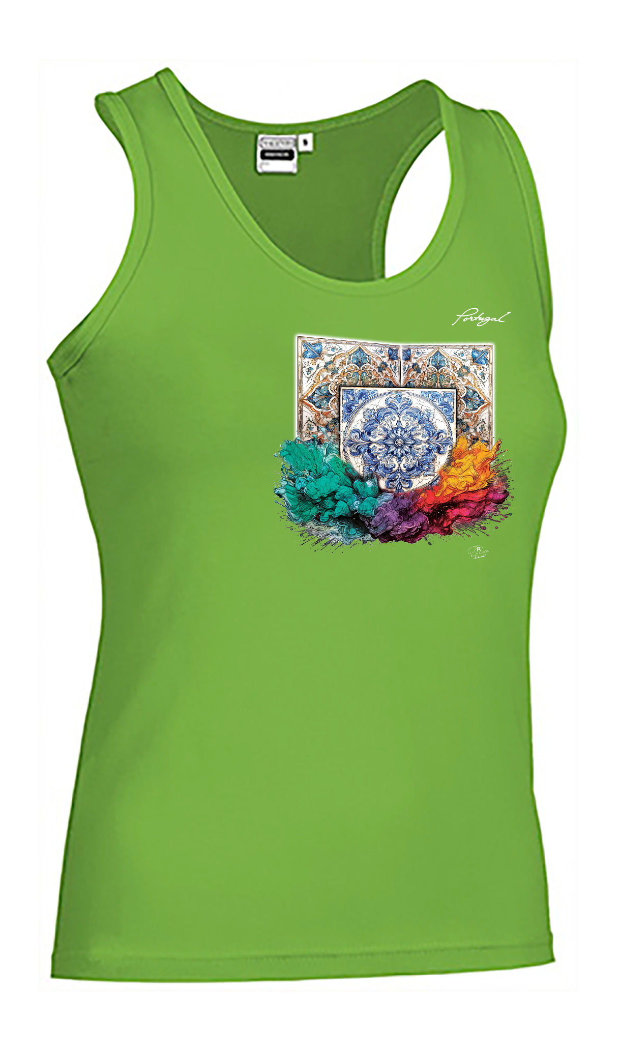 T-shirt Alças Senhora Azulejos