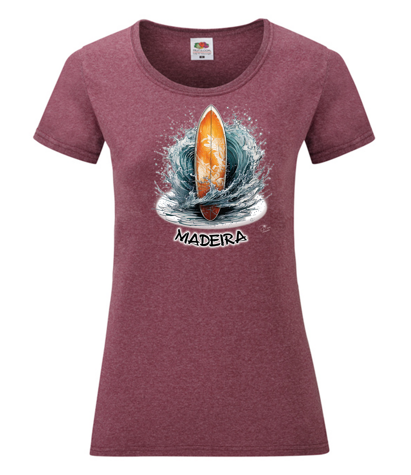 T-shirt Senhora Prancha Madeira