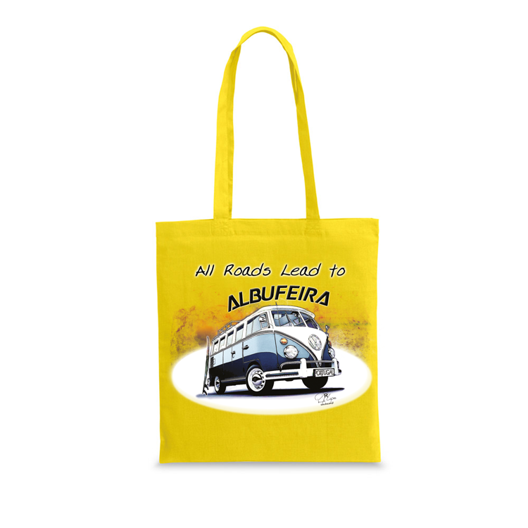 Saco Algodão 140g All Roads Lead to Albufeira