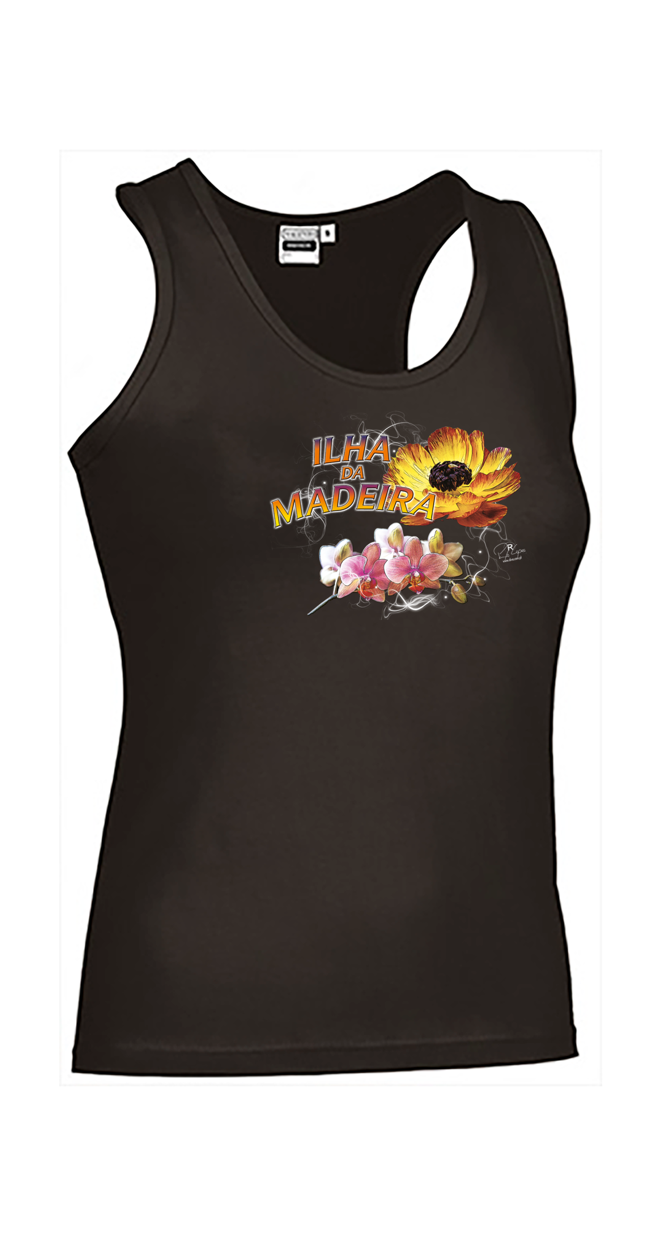 T-shirt Alças Senhora Madeira Flowers