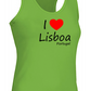 T-shirt Alças Senhora I Love Lisboa