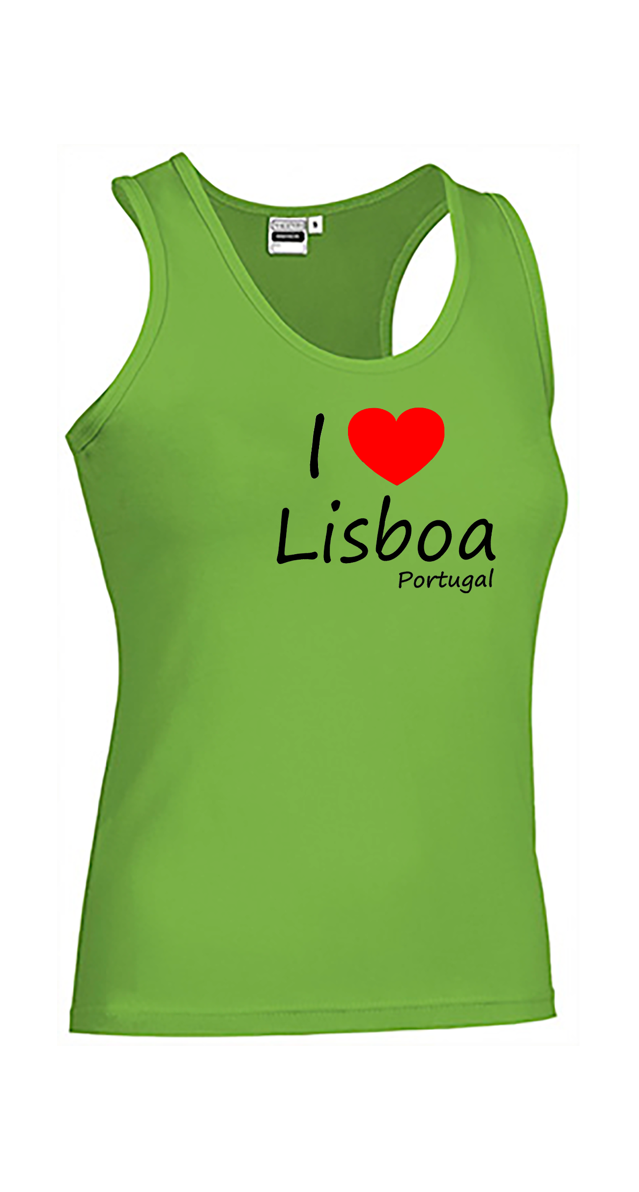 T-shirt Alças Senhora I Love Lisboa