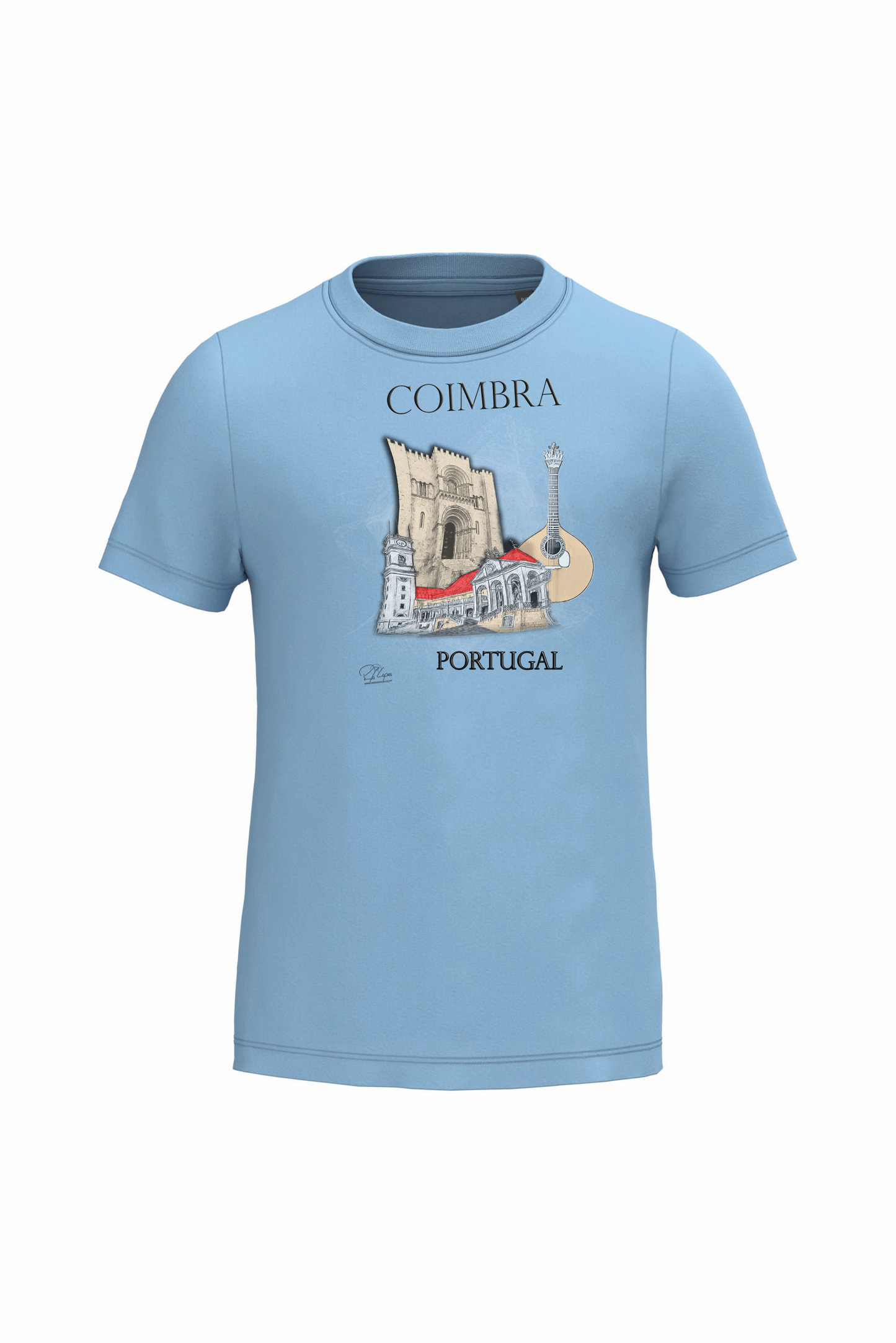 T-shirt de Criança Kariban Sé de Coimbra