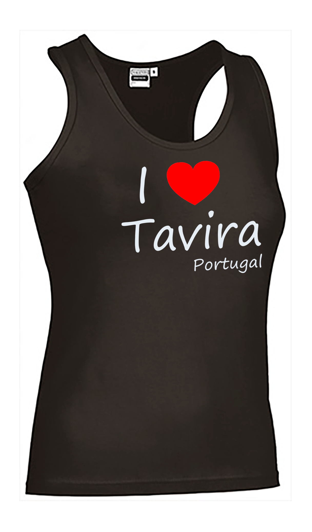 T-shirt Alças Senhora I Love Tavira