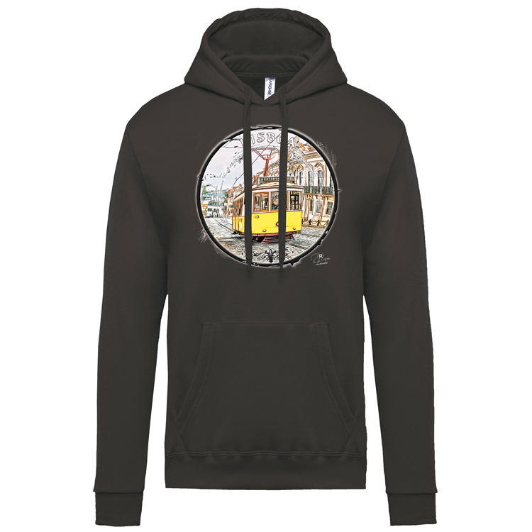 Sweatshirt Kariban com Capuz Calçada do Combro