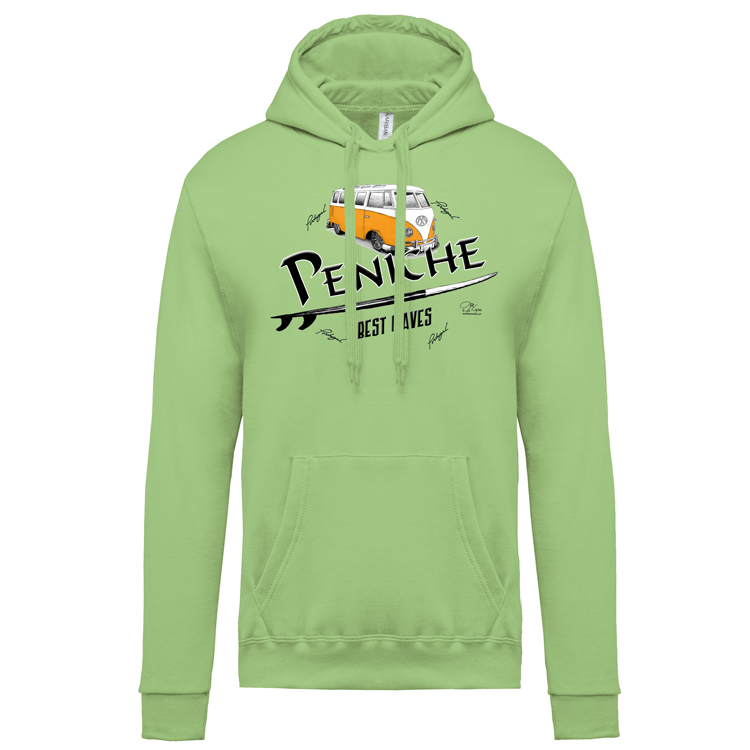 Sweatshirt Kariban com Capuz Pão de Forma Peniche