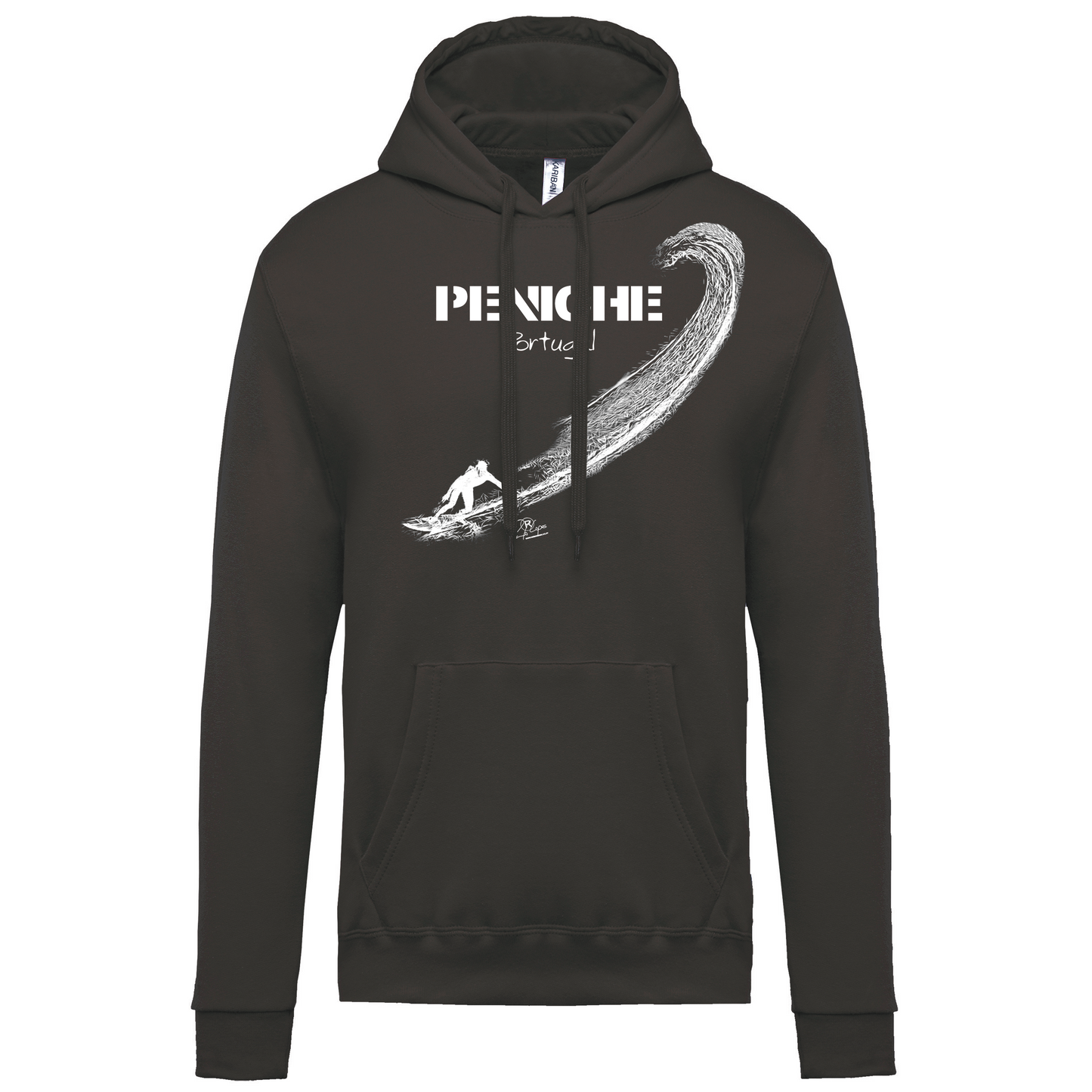 Sweatshirt Kariban com Capuz Surf Peniche