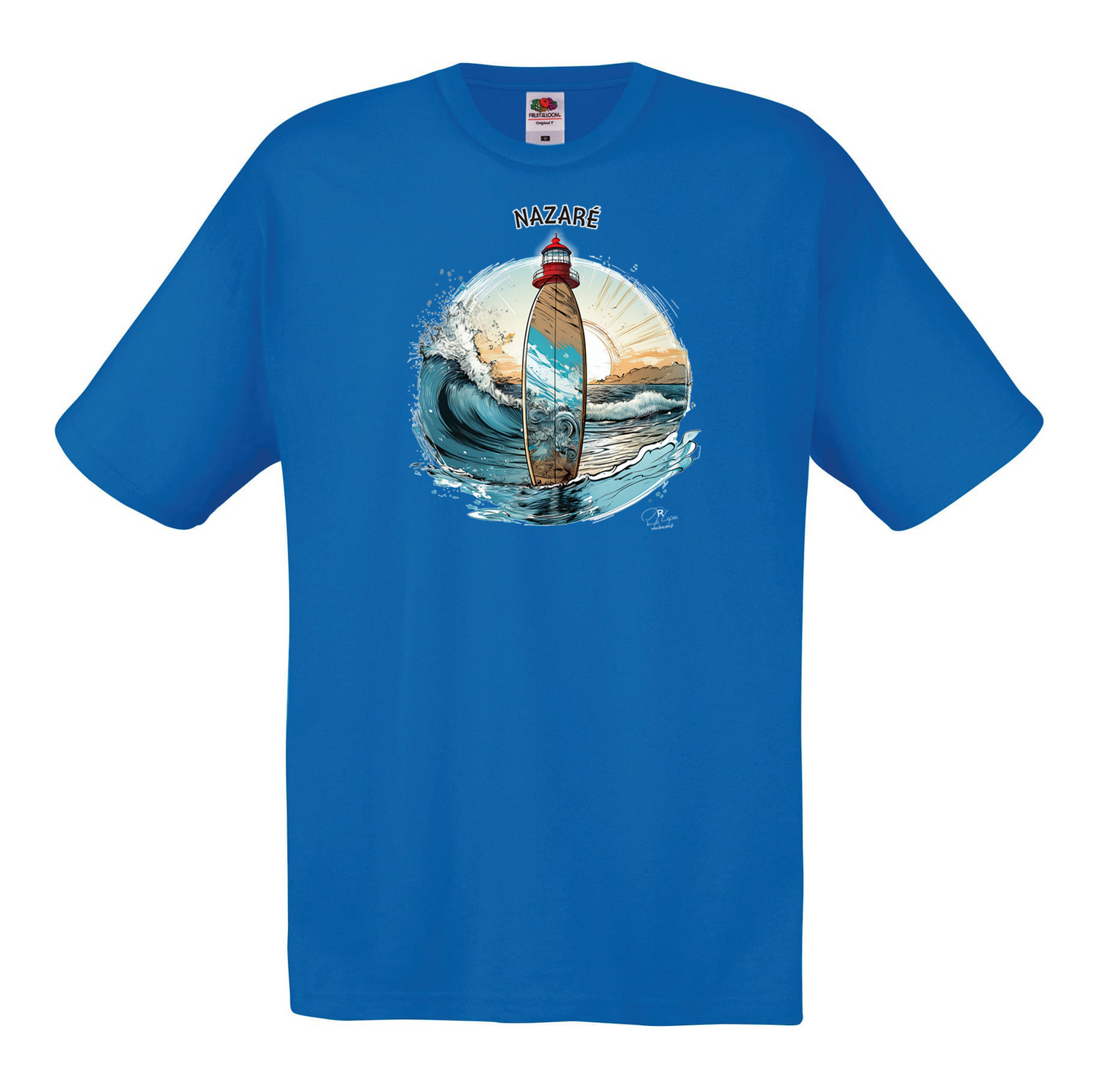 T-shirt Fruit of the Loom, Original 145g, Sol Nazaré