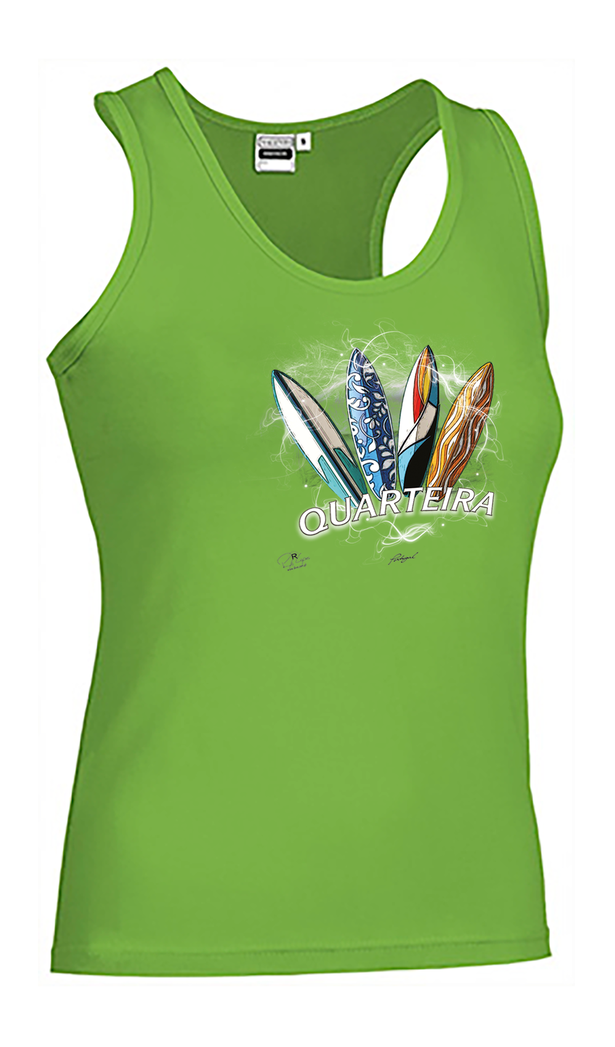 T-shirt Alças Senhora Surfboards Quarteira