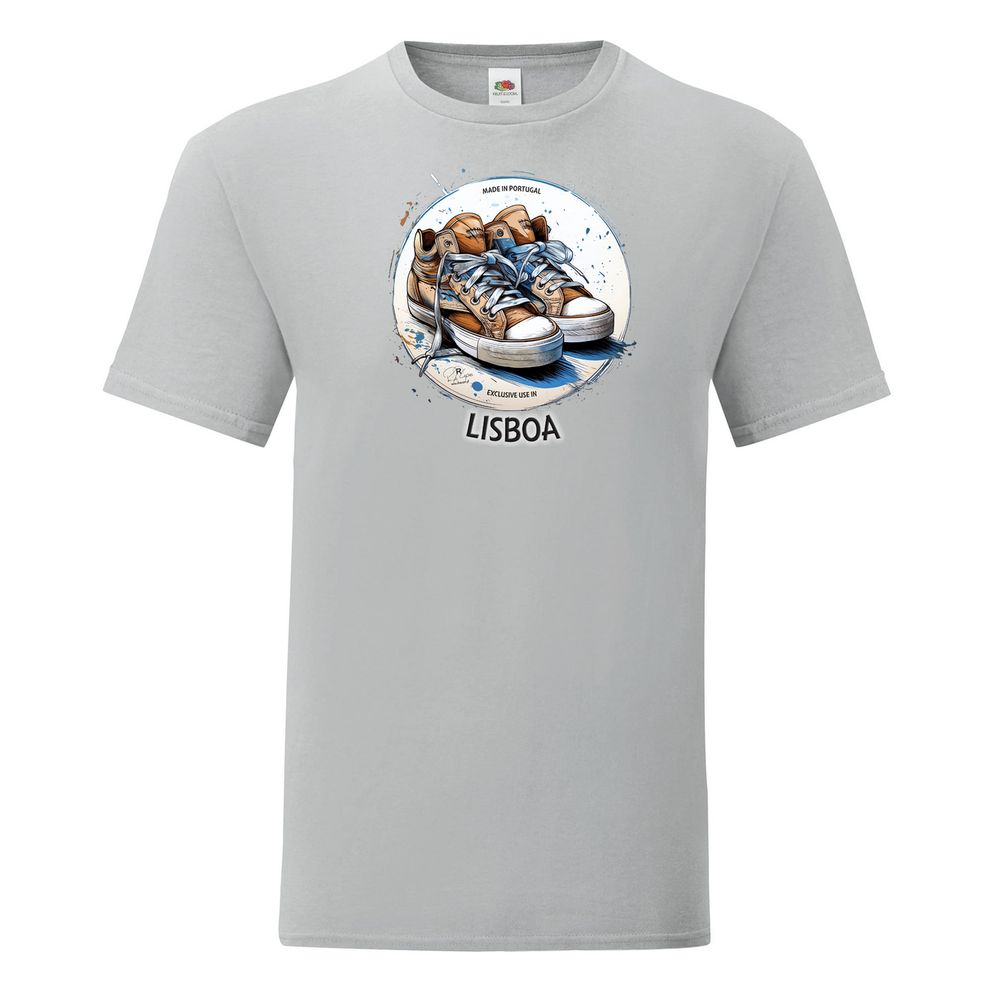 T-shirt Fruit of the Loom, Iconic, 150g, Exclusive Lisboa