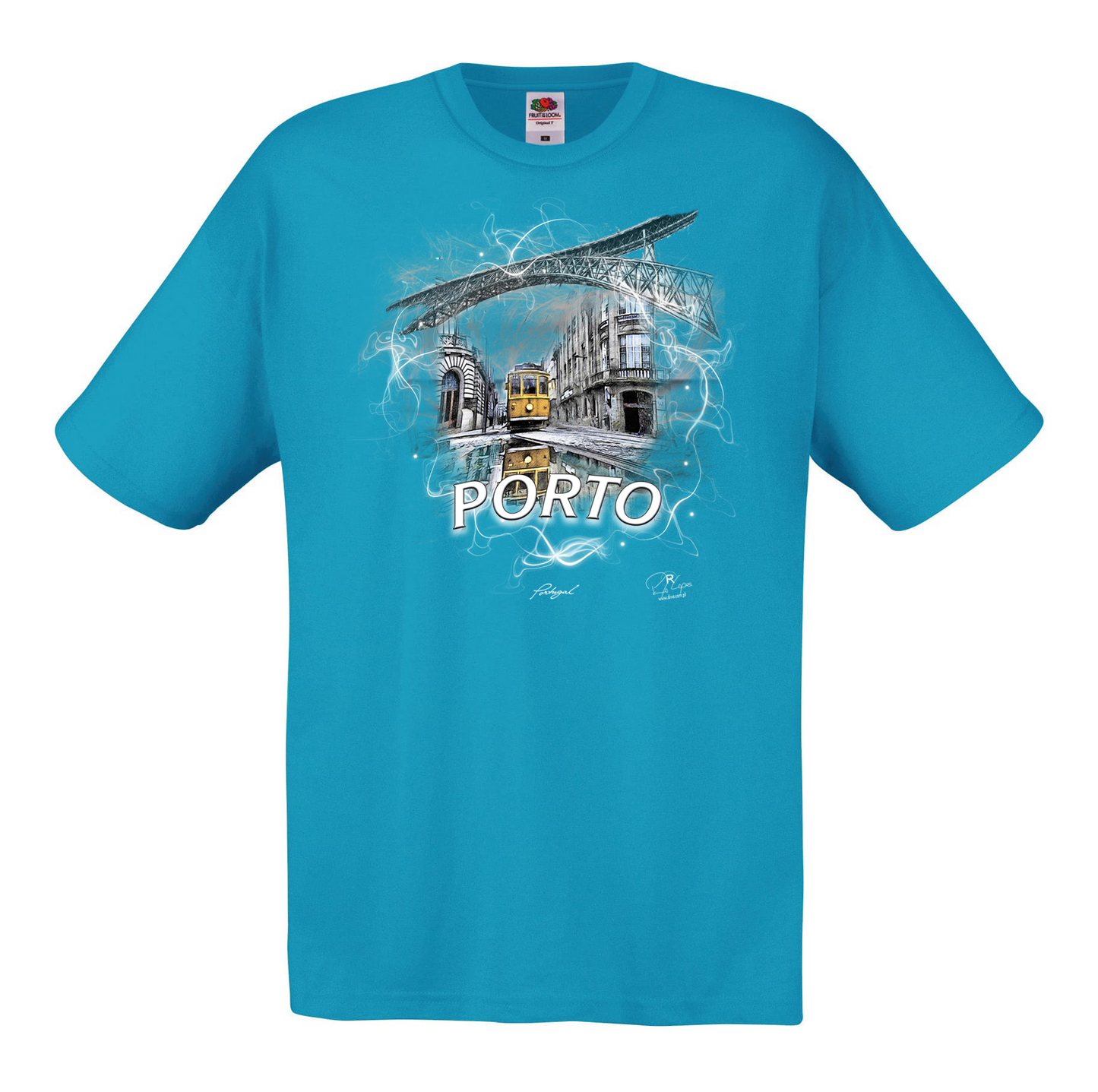 T-shirt Fruit of the Loom, Original 145g, Carreira 22 Porto