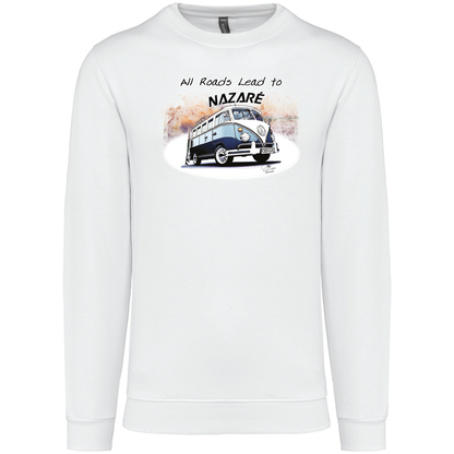 Sweatshirt Kariban sem Capuz All Roads Lead to Nazaré