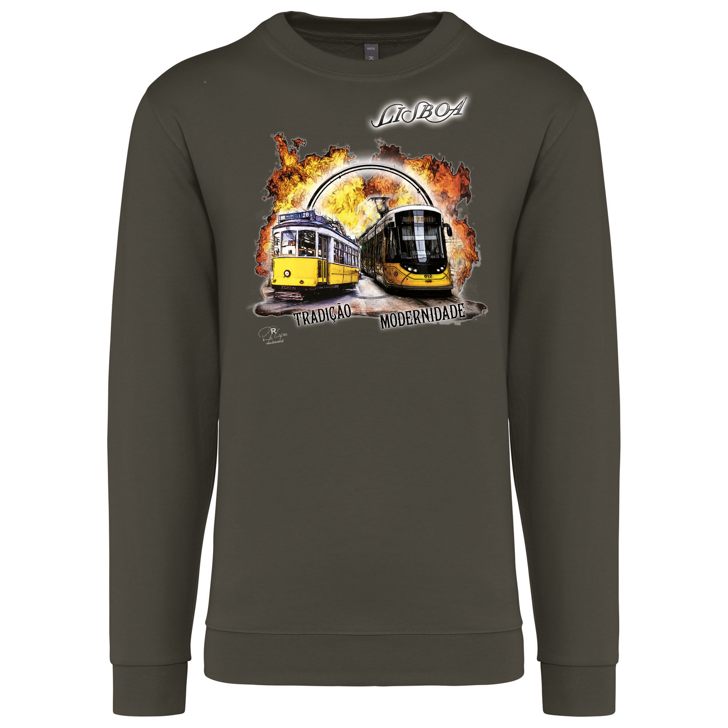 Sweatshirt Kariban sem Capuz Tradição e Modernidade