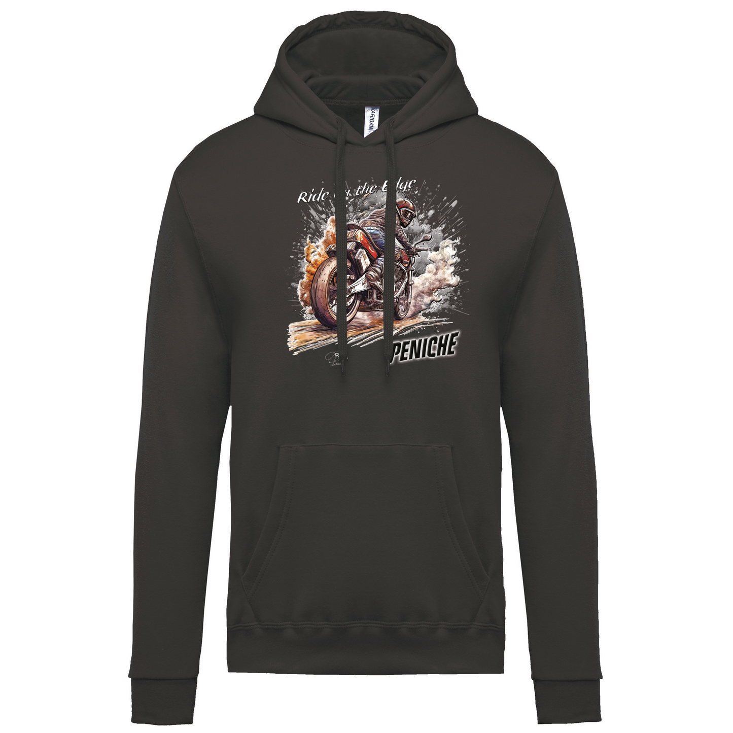 Sweatshirt Kariban com Capuz Ride on the Edge Peniche
