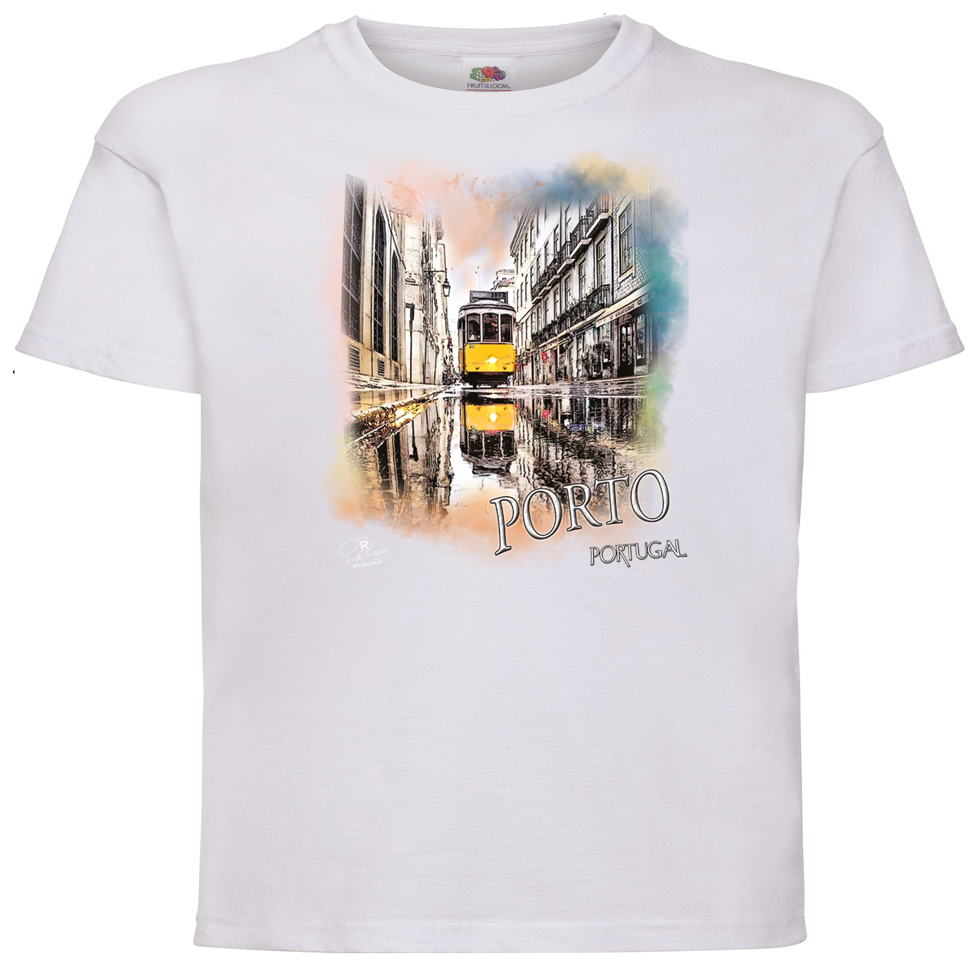 T-shirt Fruit of the Loom Kids Espelho lp