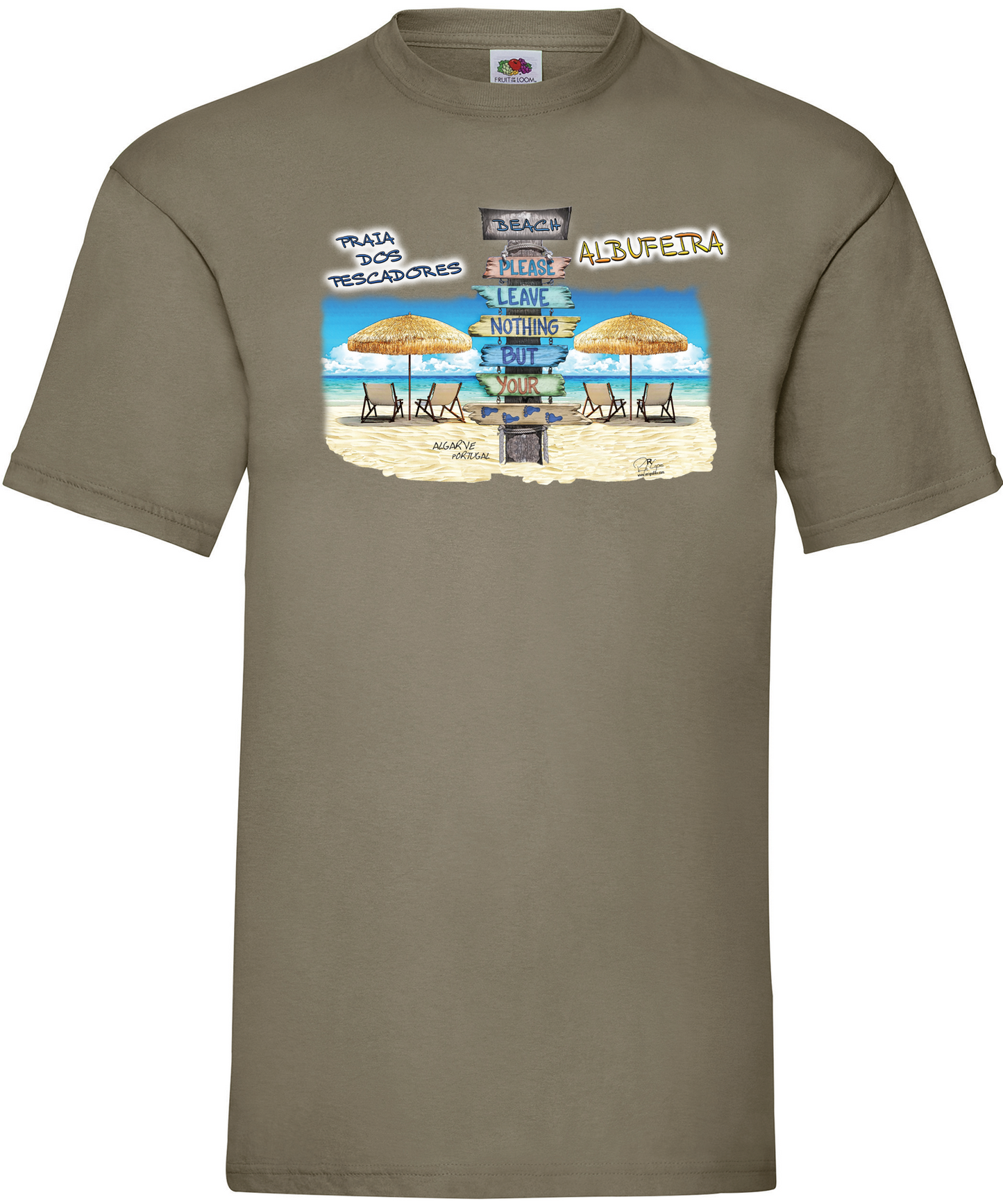 T-shirt Pegadas Albufeira