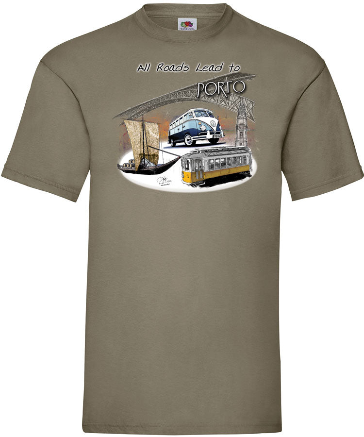 T-shirt All Roads Lead to Porto
