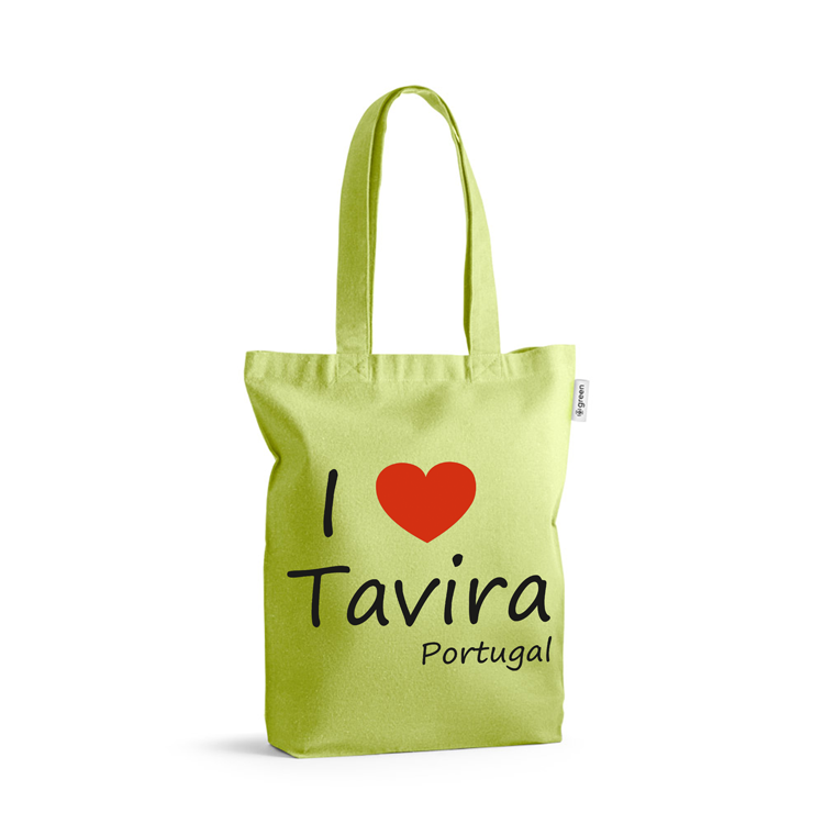 Sacos de Algodão Ecológico 220g I Love Tavira