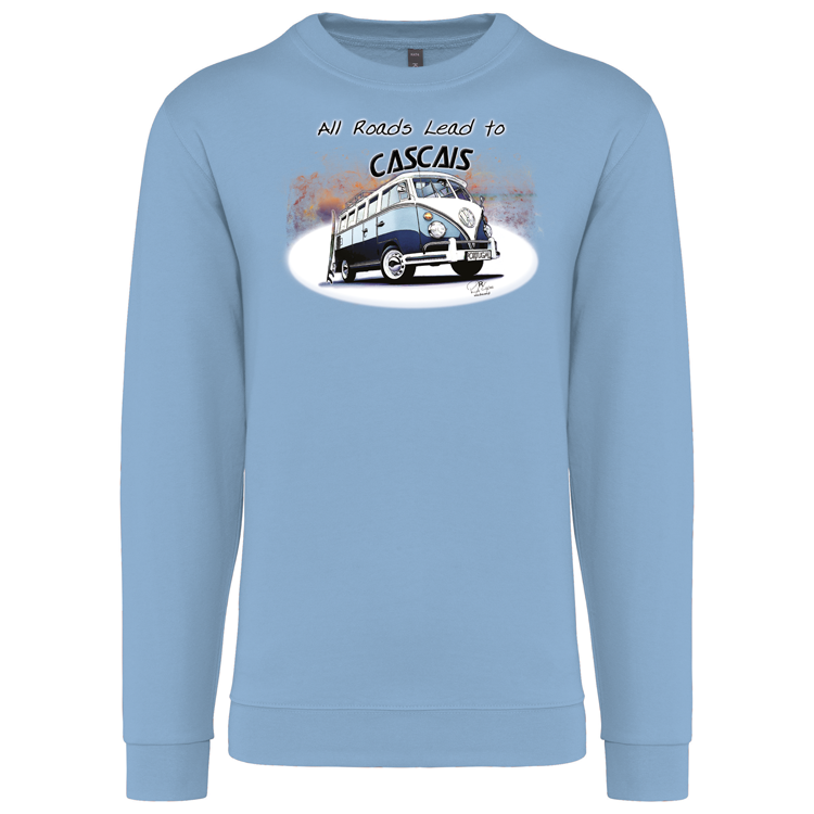Sweatshirt Kariban sem Capuz All Roads Lead to Cascais