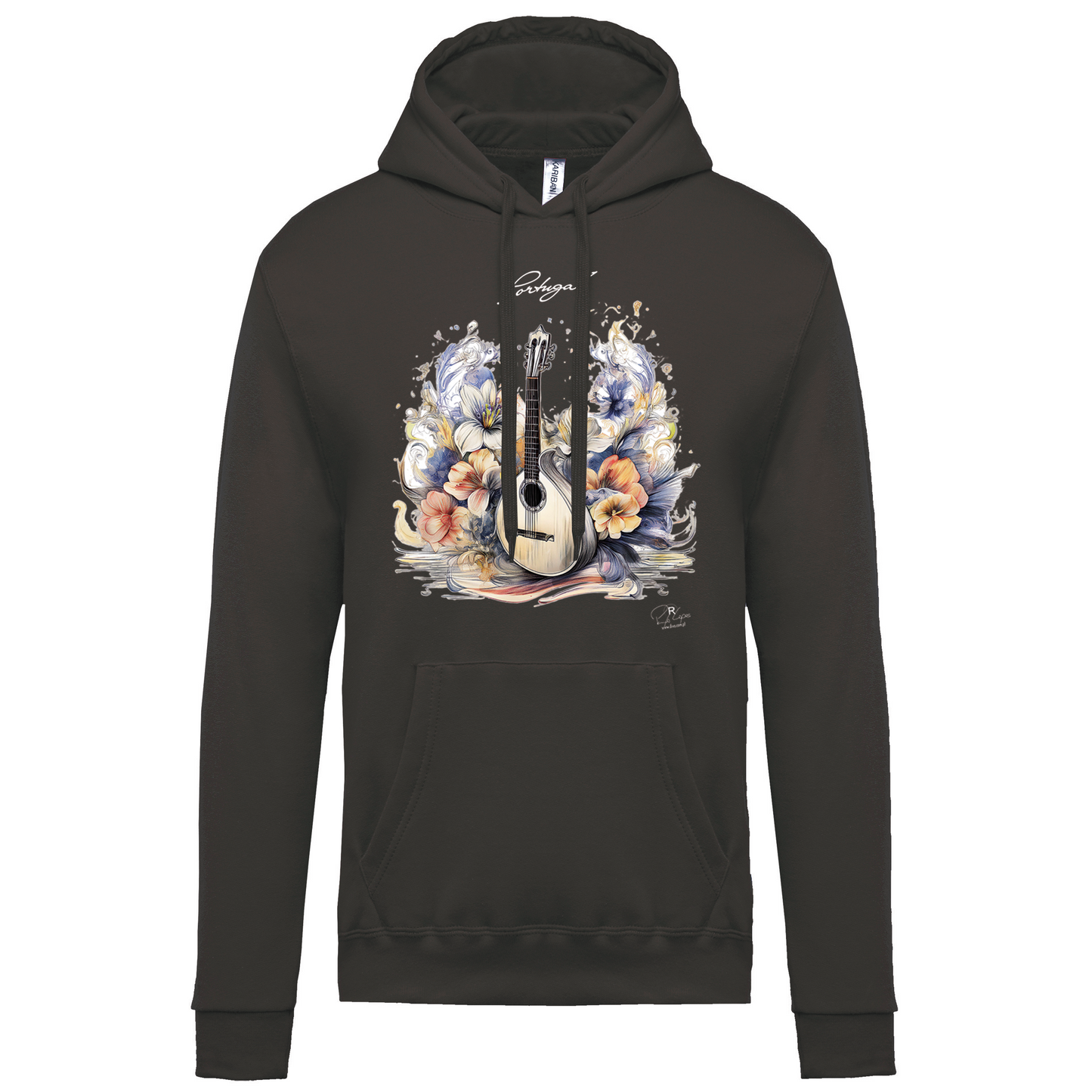 Sweatshirt Kariban com Capuz Guitarra Portuguesa