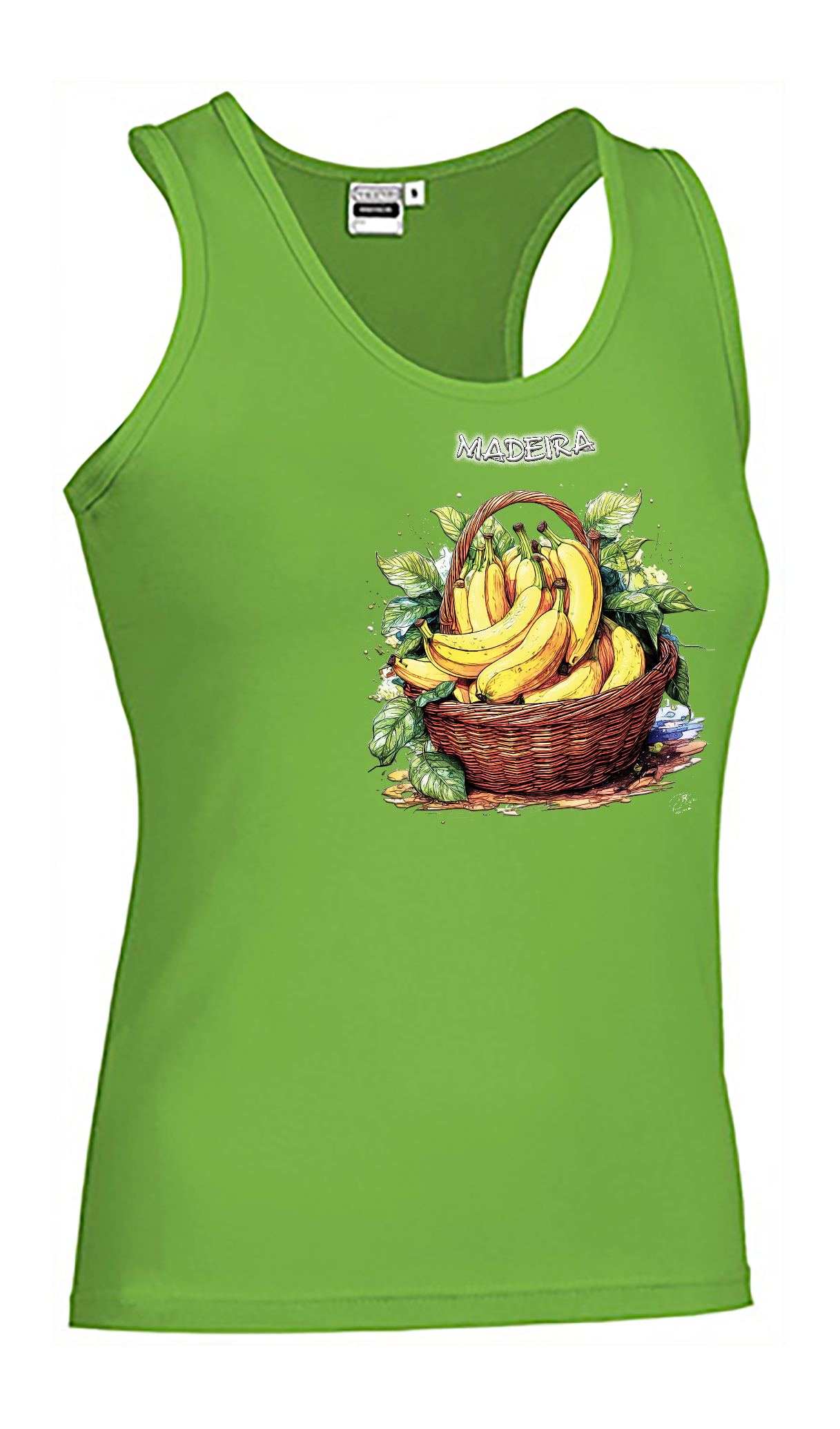 T-shirt Alças Senhora Cesto Bananas